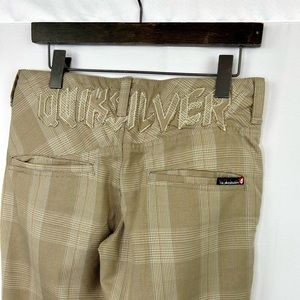 Y2K Quiksilver gingham pants